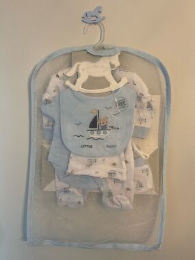 5PC NEWBORN BOY SET